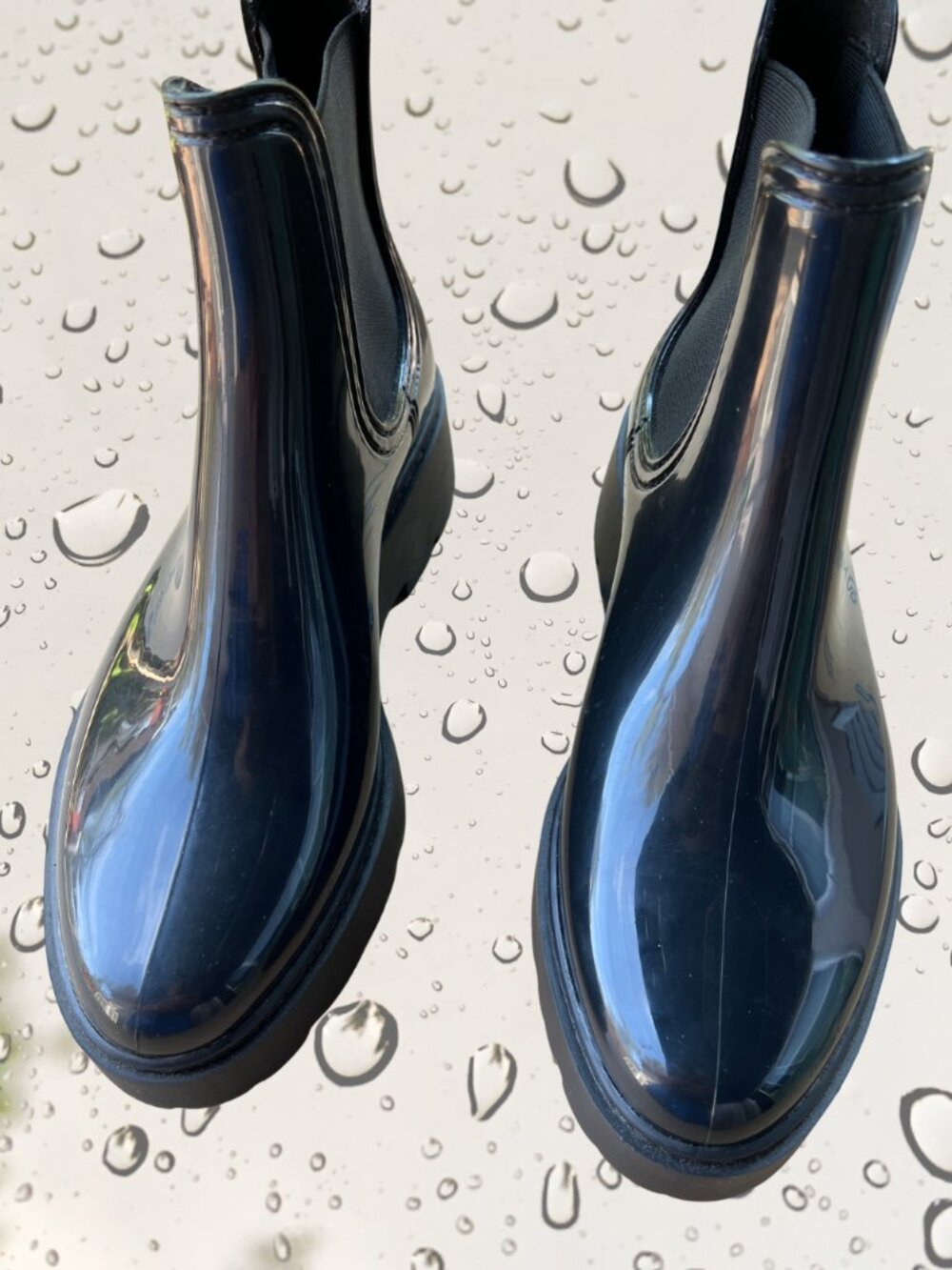 DV by Dolce Vita Thunder Chelsea Platform Rain Boots Women’s Size 9 - Picture 7 of 11